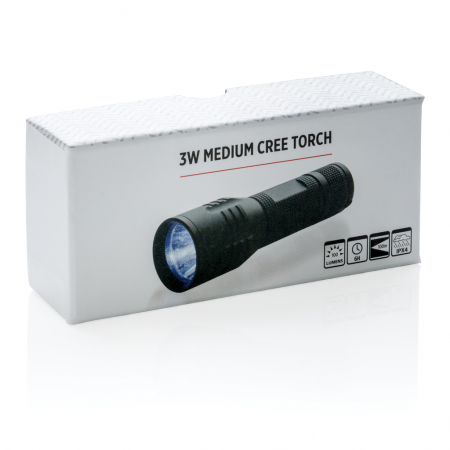 Lanterna 3W CREE™ LED din aluminiu – 100 lumeni, raza 200 m, autonomie 6h [11]