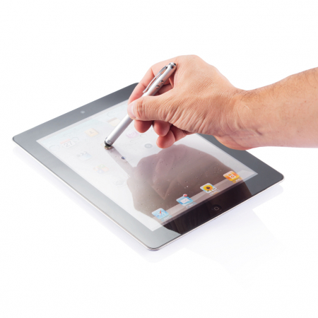 Pix 4-in-1 din alama, cu stylus, laser si lanterna integrate [2]