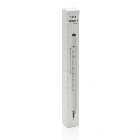 Pix multifunctional 5-in-1 din alama si aluminiu cu stylus si rigla [12]