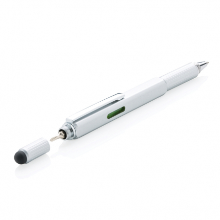 Pix multifunctional 5-in-1 din alama si aluminiu cu stylus si rigla [3]