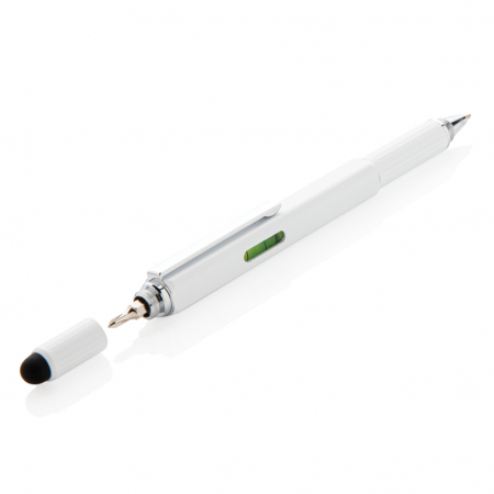 Pix multifunctional 5-in-1 din alama si aluminiu cu stylus si rigla [2]