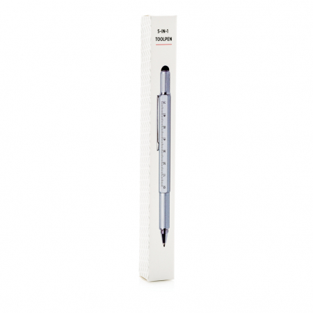 Pix multifunctional 5-in-1 din alama si aluminiu cu stylus si rigla [14]