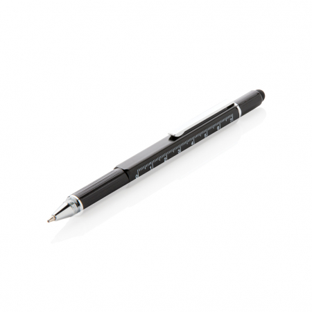 Pix multifunctional 5-in-1 din alama si aluminiu cu stylus si rigla [1]