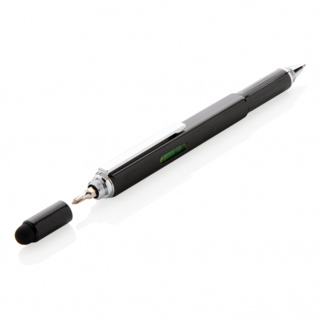 Pix multifunctional 5-in-1 din alama si aluminiu cu stylus si rigla [2]