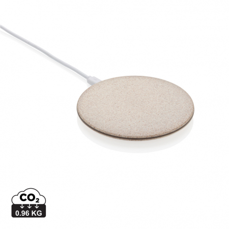 Electronice si accesorii tech - Incarcator wireless 5W fibra de grau naturala, ultra-plat