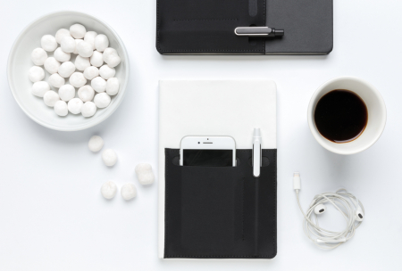Agenda A5 Deluxe cu buzunare smart – 160 pagini, coperta tare PU [10]