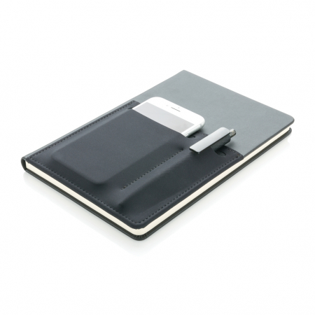 Agenda A5 Deluxe cu buzunare smart – 160 pagini, coperta tare PU [3]
