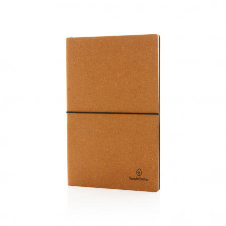 Carnet A5 piele reciclata GRS – coperta flexibila, 160 pagini eco [1]