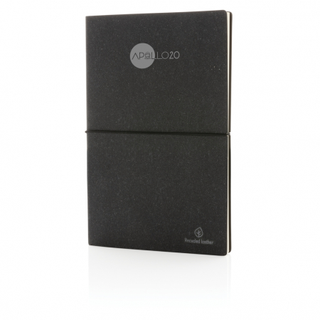 Carnet A5 piele reciclata GRS – coperta flexibila, 160 pagini eco [6]