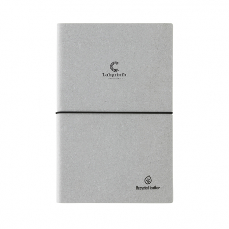 Carnet A5 piele reciclata GRS – coperta flexibila, 160 pagini eco [6]