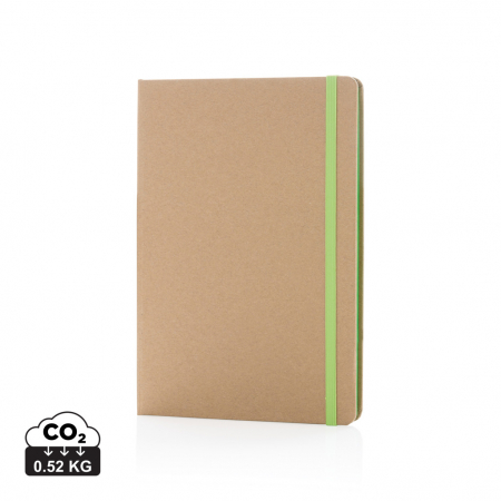 Noutati si inovatii - Agenda eco A5 cu coperta kraft si hartie ivory dictando – personalizabila