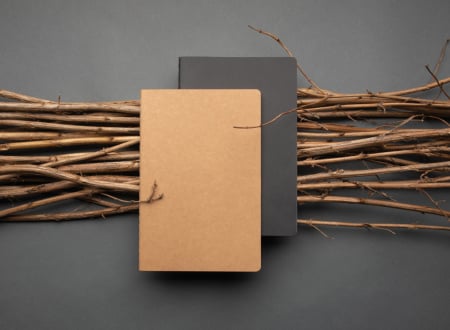 Agenda A5 coperta flexibila FSC – notebook eco cu 92 pagini dictando [9]