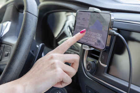 Suport auto pentru telefon Acar RCS, 360°, din plastic reciclat [4]