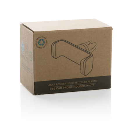 Suport auto pentru telefon Acar RCS, 360°, din plastic reciclat [10]