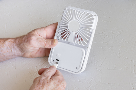 Ventilator de birou reincarcabil Aervina RCS | Plastic reciclat [9]