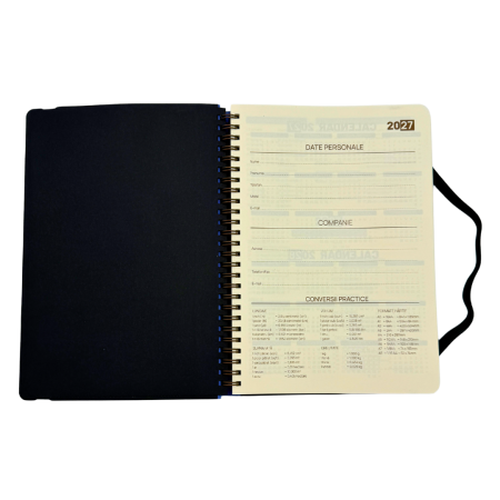Agenda flex spira SE – imitatie piele, personalizare corporate [2]
