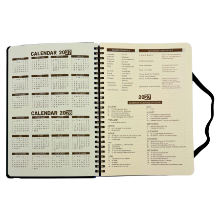 Agenda flex spira SE – imitatie piele, personalizare corporate [3]