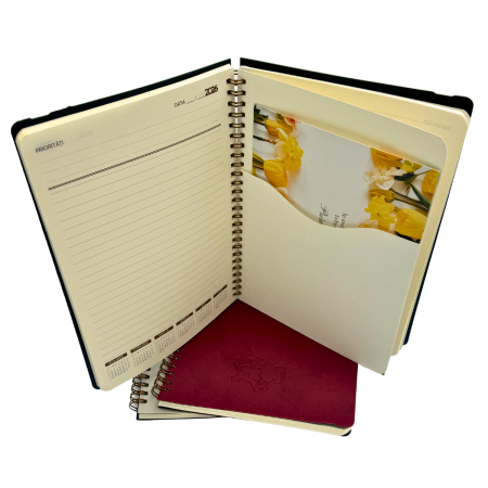 Agenda flex spira vizibila SE – imitatie piele, productie proprie in Unitate protejata, personalizare corporate [3]