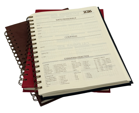 Agenda spira PVC transparent – personalizare, inserturi si buzunare [6]