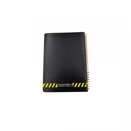 Agenda spira PVC transparent – personalizare, inserturi si buzunare [7]