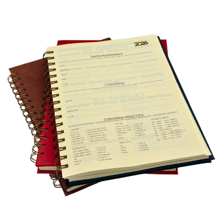 Agenda spira nedatata – culori și personalizare corporate [7]