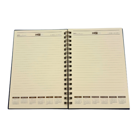 Agenda spira nedatata – culori și personalizare corporate [1]