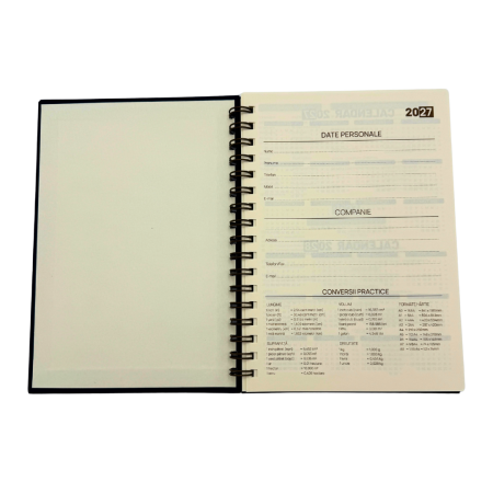 Agenda spira nedatata – culori și personalizare corporate [1]