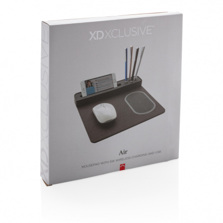 Mousepad Air cu incarcator wireless 5W si port USB [13]
