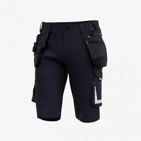 Pantaloni - Pantaloni scurti cu buzunare multiple ALKES SHORT, barbati, Safety Jogger