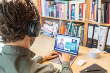 Casti wireless over-ear ANC -20dB, albastrutooth 5.0, autonomie 5H [6]