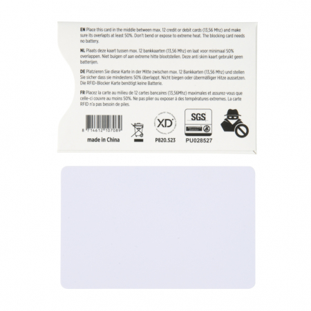 Card anti-skimming RFID cu cip activ — protectie 24/7 [4]