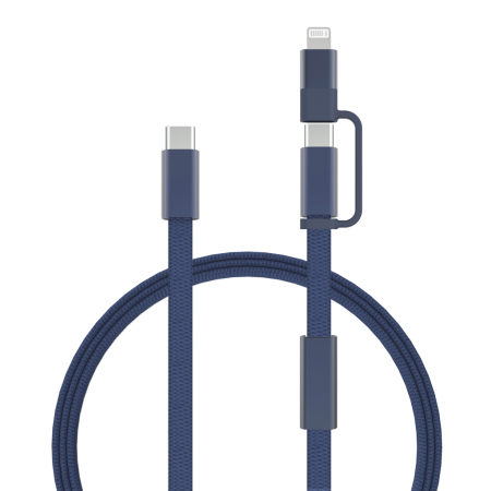 Cablu Arc RCS 2-in-1 USB-C si Lightning, 60W, 120 cm, transfer date 480 Mbps [1]