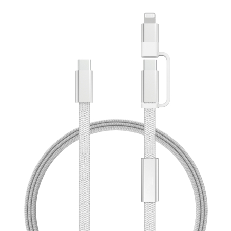 Cablu Arc RCS 2-in-1 USB-C si Lightning, 60W, 120 cm, transfer date 480 Mbps [1]