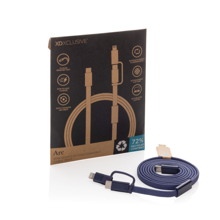 Cablu Arc RCS 2-in-1 USB-C si Lightning, 60W, 120 cm, transfer date 480 Mbps [6]