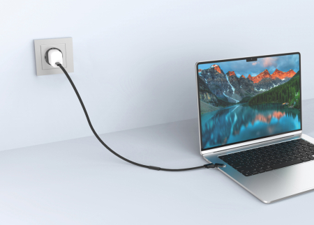 Cablu Arc RCS 2-in-1 USB-C si Lightning, 60W, 120 cm, transfer date 480 Mbps [5]
