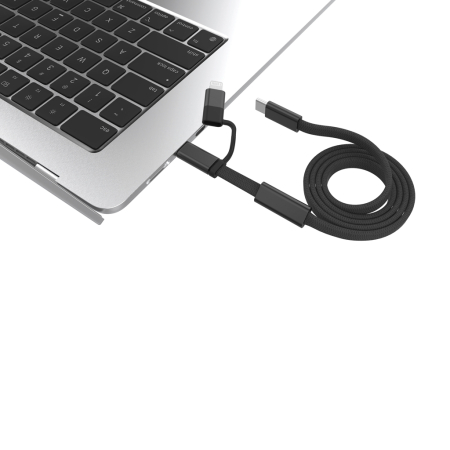 Cablu Arc RCS 2-in-1 USB-C si Lightning, 60W, 120 cm, transfer date 480 Mbps [3]
