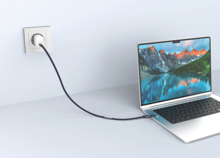 Cablu Arc RCS 2-in-1 USB-C si Lightning, 60W, 120 cm, transfer date 480 Mbps [5]