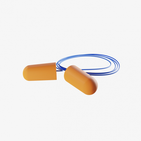 Diverse accesorii - Dopuri de urechi cu fir, ARUSHA CORDE, 100 bucati, Safety Jogger