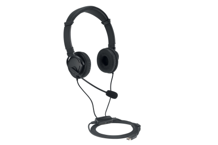 Casti - Casti KENSINGTON EQ On-Ear USB-C microfon cablu 2 m negru