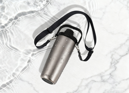 Pahar termos antiscurgere Avira Ayala RCS 600 ml, otel reciclat, purtare crossbody [10]