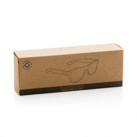 Ochelari de soare din bambus si plastic reciclat RCS [9]