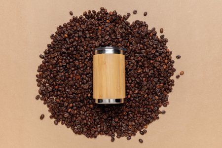 Pahar cafea termos bambus 270 ml antiscurgere [6]
