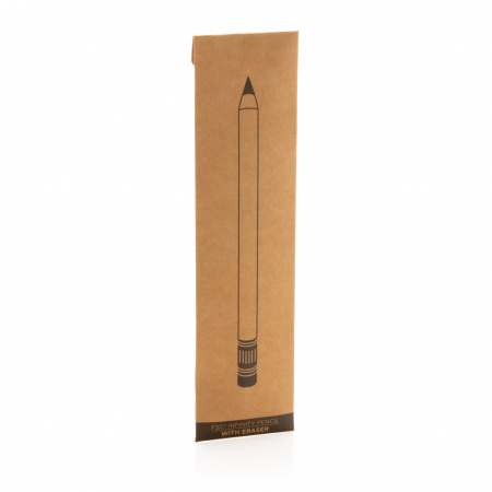 Creion Infinity din bambus FSC® cu guma de sters [11]