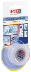 Etichetare si ambalare - Banda adeziva 25mm*3m Tesa reparatii extreme transparent