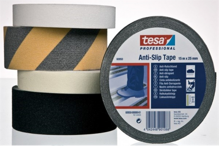 Birotica si papetarie - Banda adeziva antialunecare 50mm x 15m Tesa