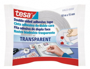 Etichetare si ambalare - Banda dublu adeziva 15mm*10m Tesa transparenta
