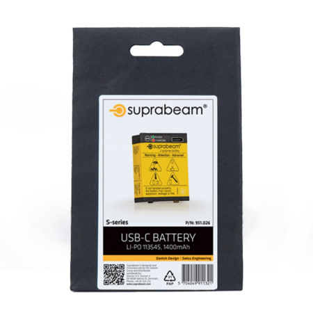 Baterie reincarcabila Suprabeam Li-Po 1400 mAh USB-C pentru S2/S3/S4 [1]
