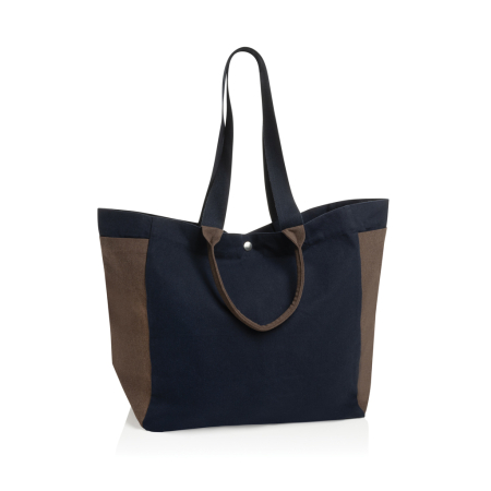 Geanta shopper BEAU AWARE™ din panza reciclata 400 g/m², manere multiple si buzunare laterale [1]