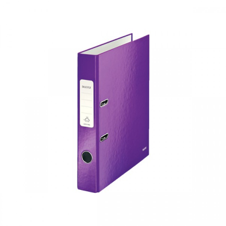 Bibliorafturi, caiete mecanice, separatoare - Biblioraft 50mm Leitz 180 WOW carton laminat mov