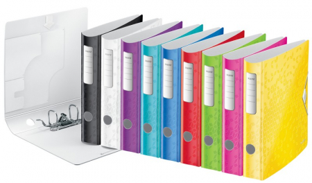 Biblioraft Leitz Active WOW 180°, A4, 50mm, polyfoam, roz metalizat [7]